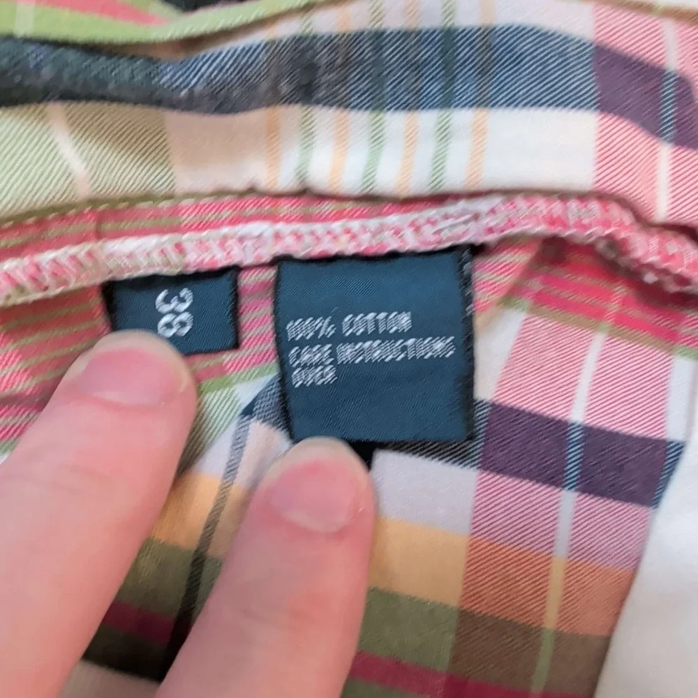 Polo Ralph Lauren Prospect Shorts Mens 38 Multicolor Madras Plaid Cotton Classic